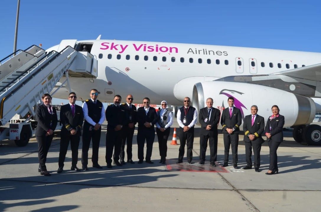 Sky Vision Airline تفتح باب التوظيف لطاقم الضيافة بالقاهرة