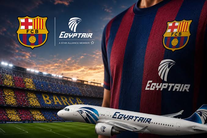 مصر للطيران وبرشلونة.. شراكة عالمية تجمع قوة العلامة التجارية بإنجازات التطور