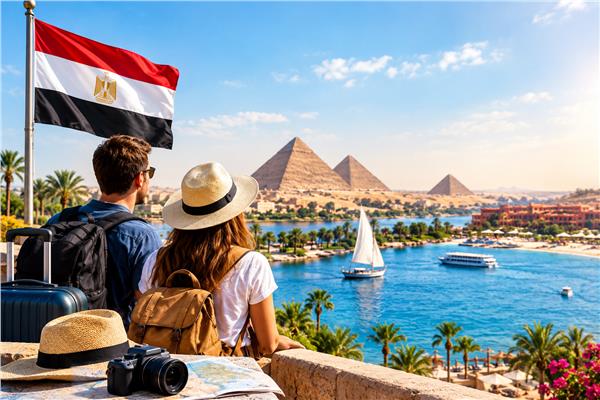 مصر تتصدر اهتمامات السائحين البريطانيين.. وارتفاع حجوزات الفرنسيين 24.9%